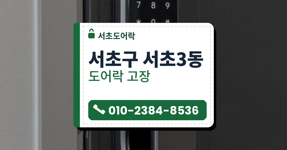 도어락 고장 예시 이미지 — 짙은 회색 문에 단 푸시풀 도어락, 위쪽 카드 표시와 흰 불이 켜진 번호판